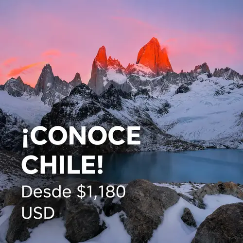 Imagen de ¡CONOCE CHILE! Desde $1,180 USD